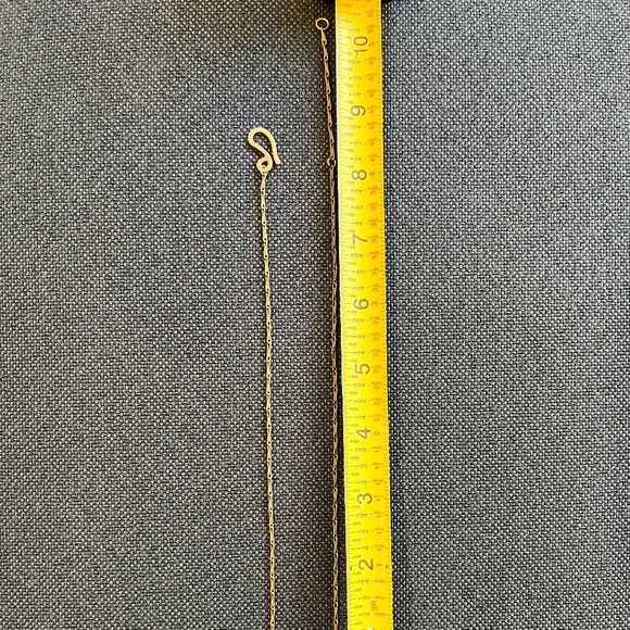 Emilie Shapiro Malachite Brass “Ripple” Necklace - Picture 6 of 6